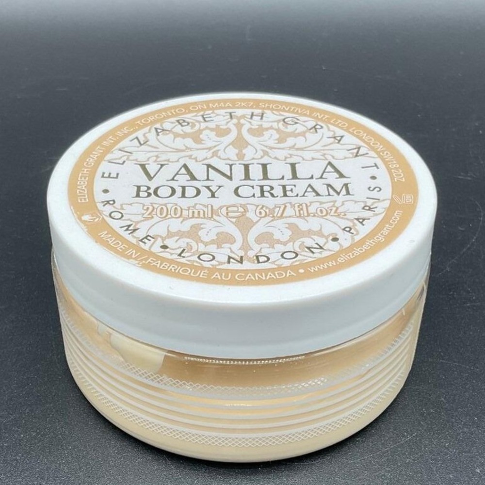 Elizabeth Grant Vanilla Body Cream 200ml 6.76oz Vintage Unused Canadian Skincare